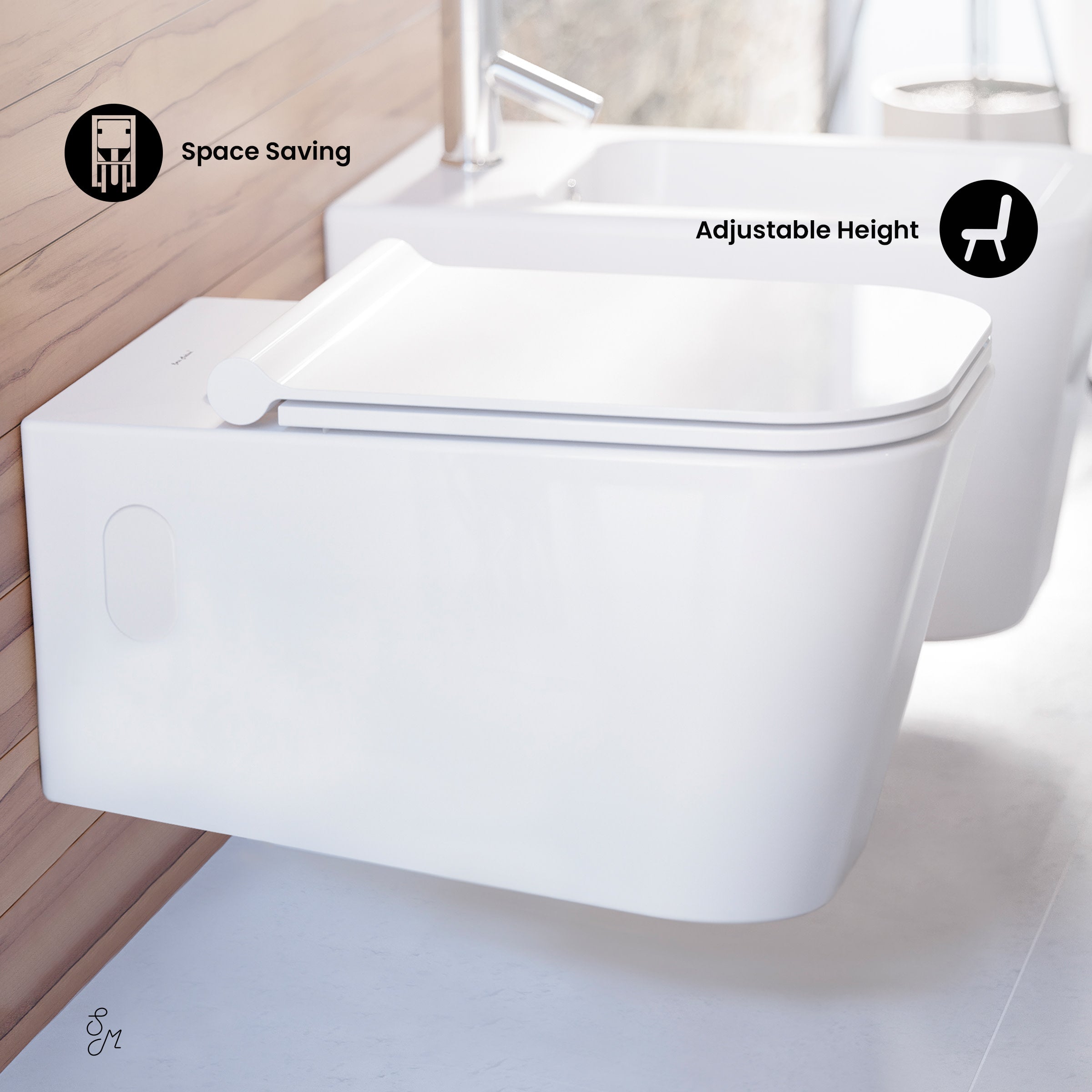 Glossy White / Chrome / Bowl Only