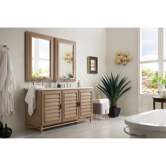 Whitewashed Walnut / Arctic Fall - 3 Faucet Holes