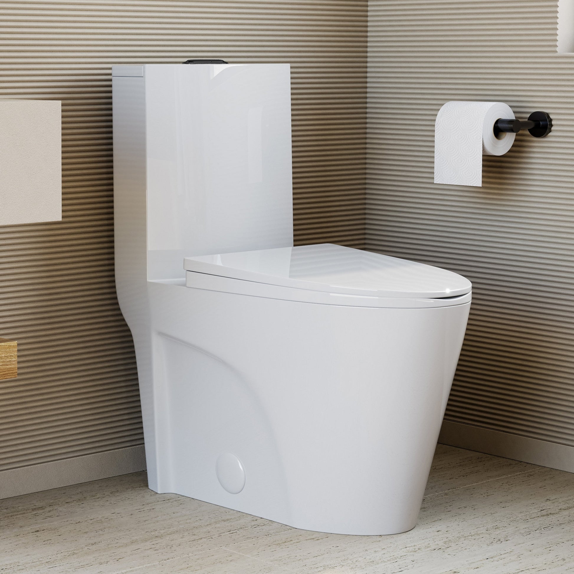 Glossy White / Dual - Top / Black