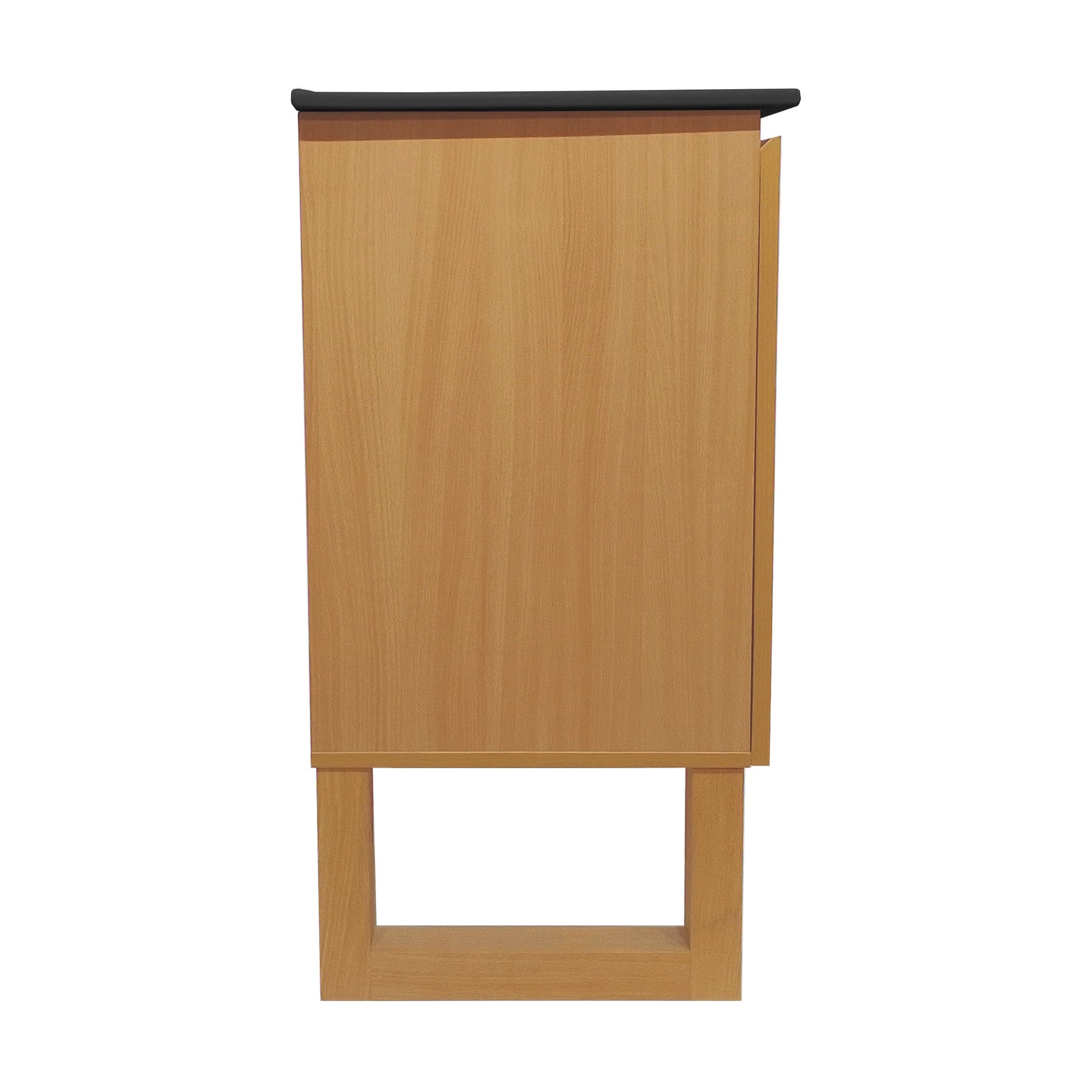 Natural Oak / Matte Black / 3-Hole - Widespread