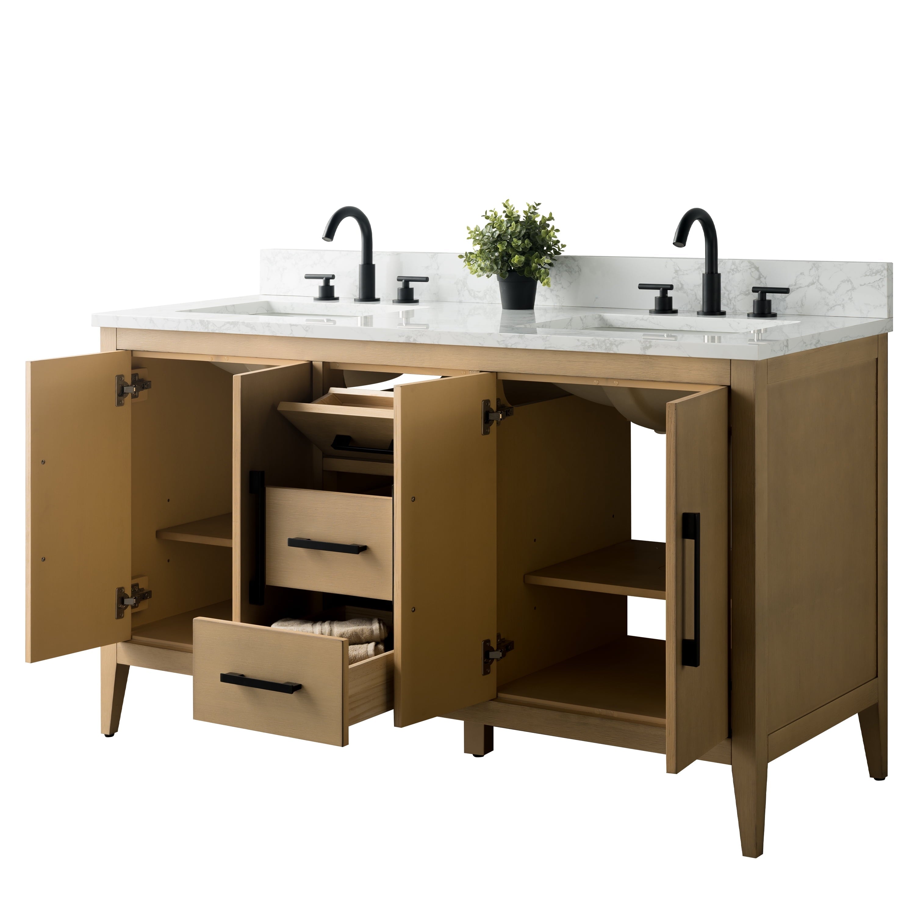Natural Oak / Matte Black
