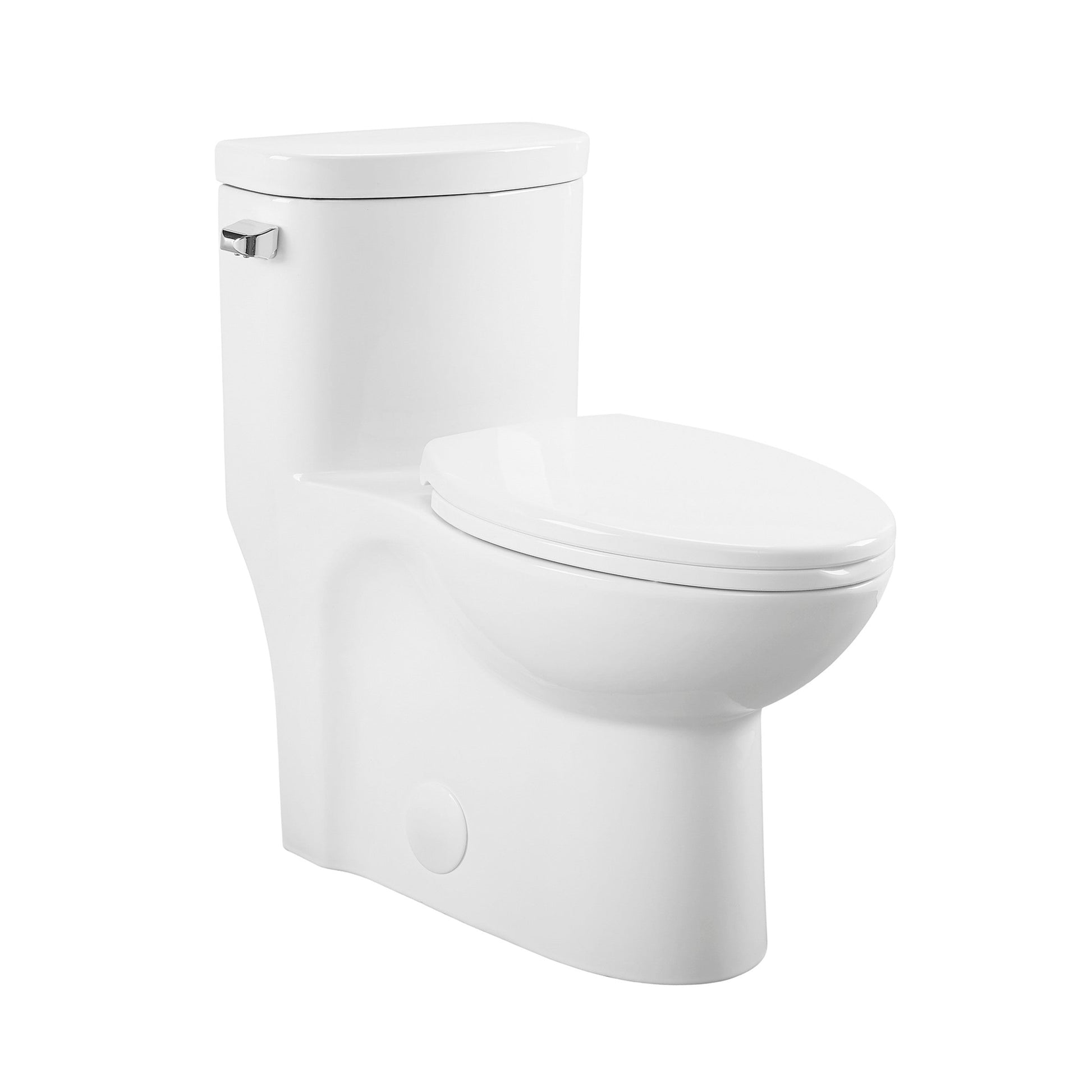 Glossy White / Single - Left / Chrome