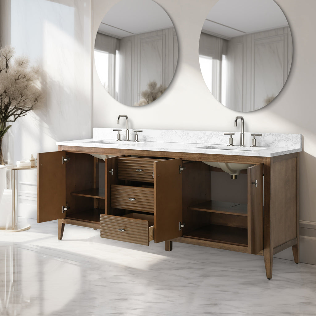 Linear Walnut / Brushed Nickel