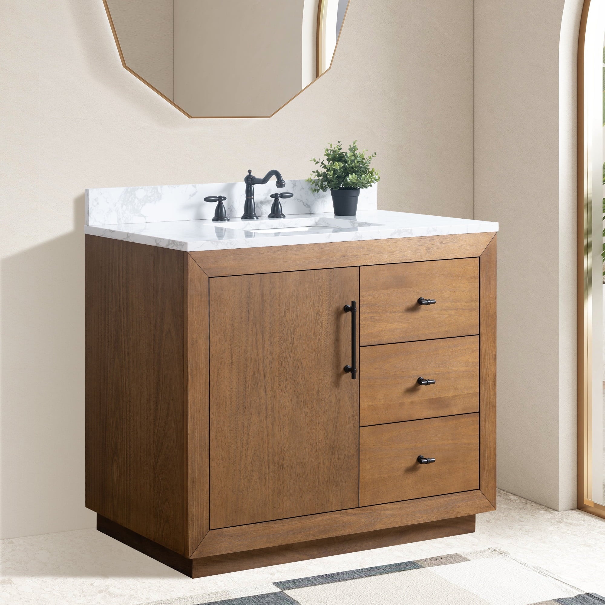 Tan / Engineered Marble