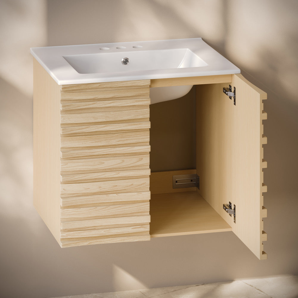 Natural Oak / Black / 3-Hole Center
