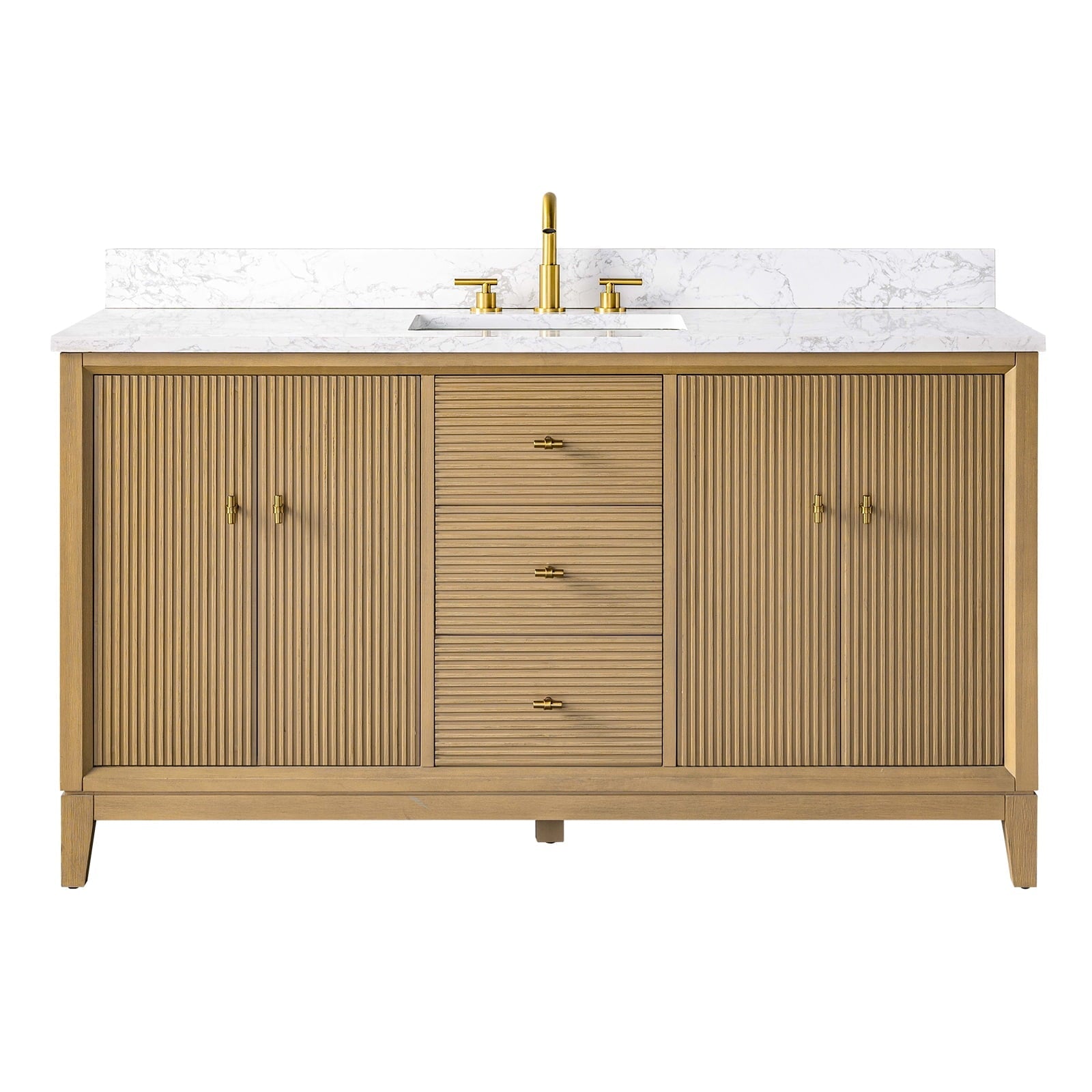 Linear Natural Oak / Golden Brushed