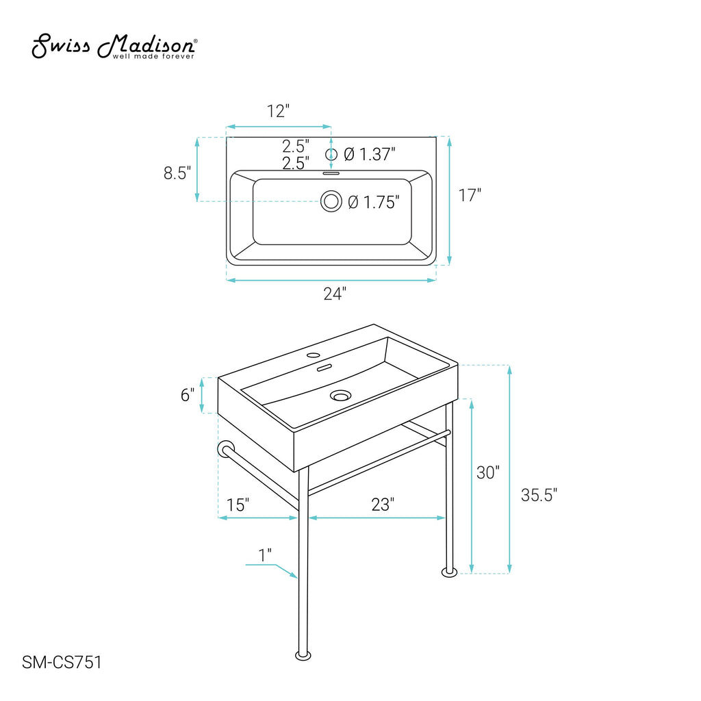 Gold / Matte Black / 1-Hole