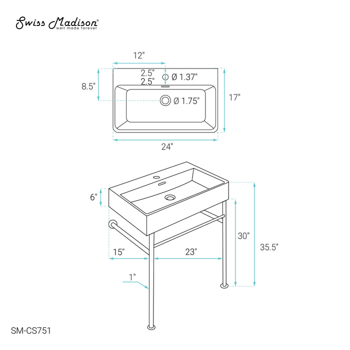 Gold / Matte Black / 1-Hole