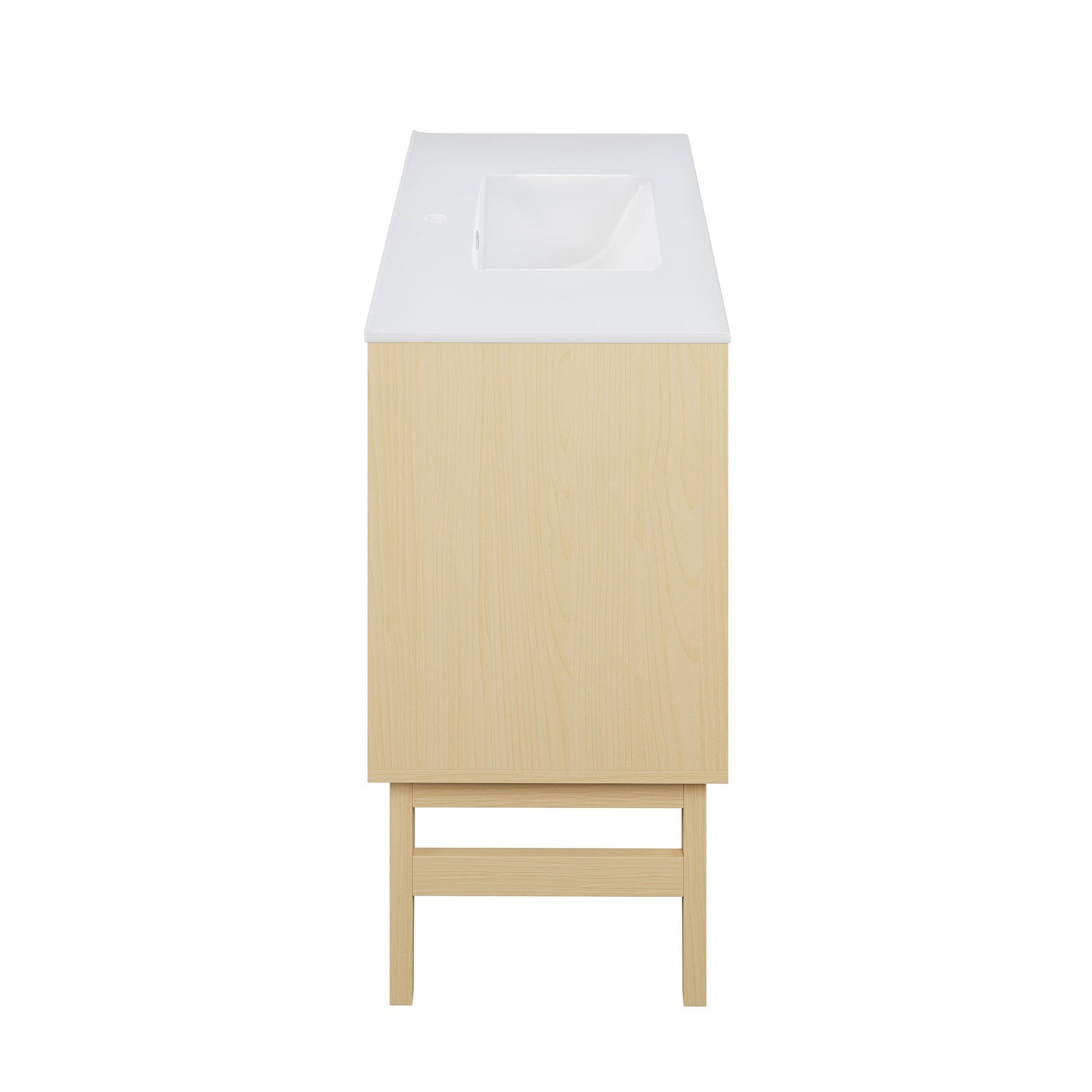Natural Oak / White / 1-Hole