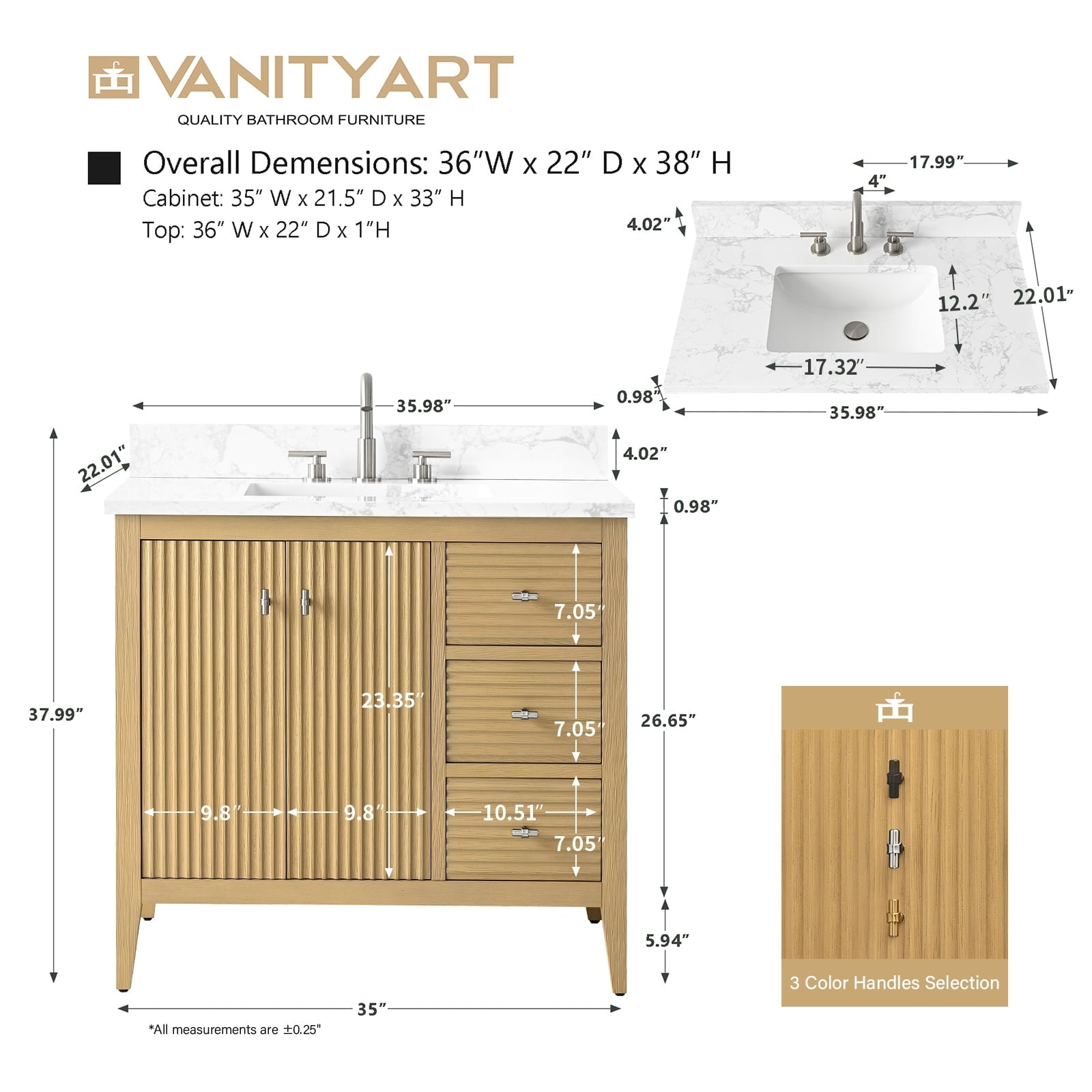 Linear Natural Oak / Matte Black
