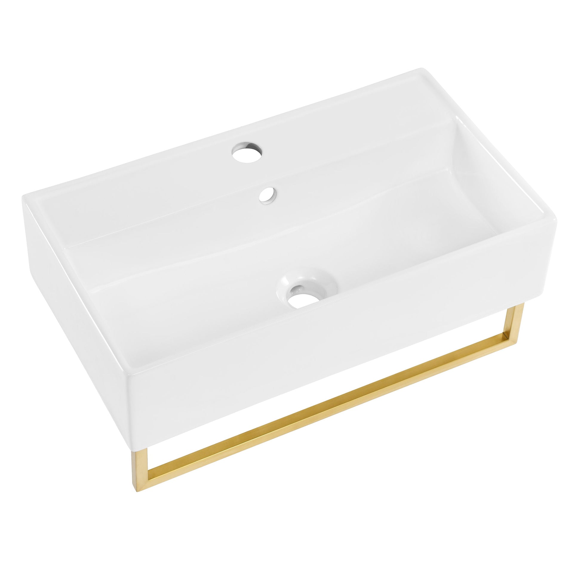 Glossy White / Gold
