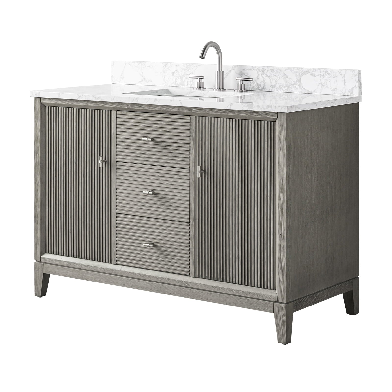 Linear Driftwood Gray / Brushed Nickel