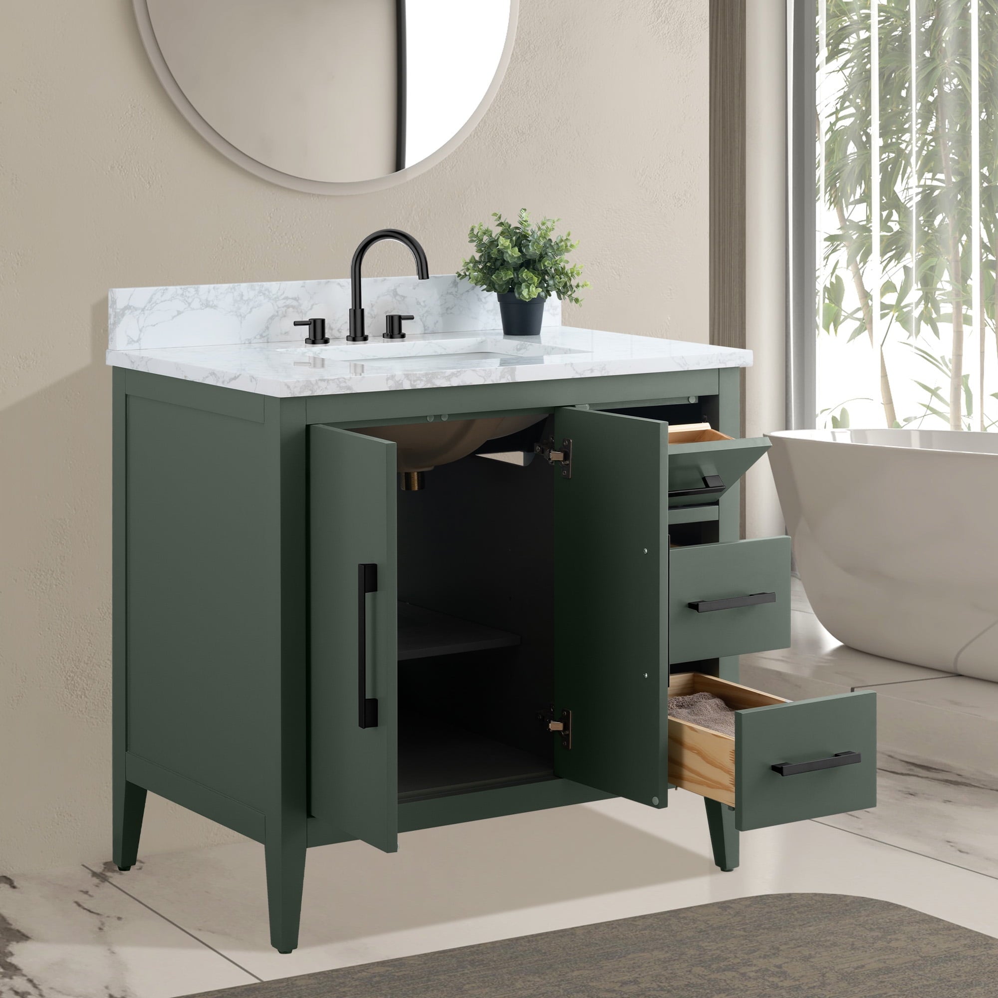 Vintage Green / Matte Black
