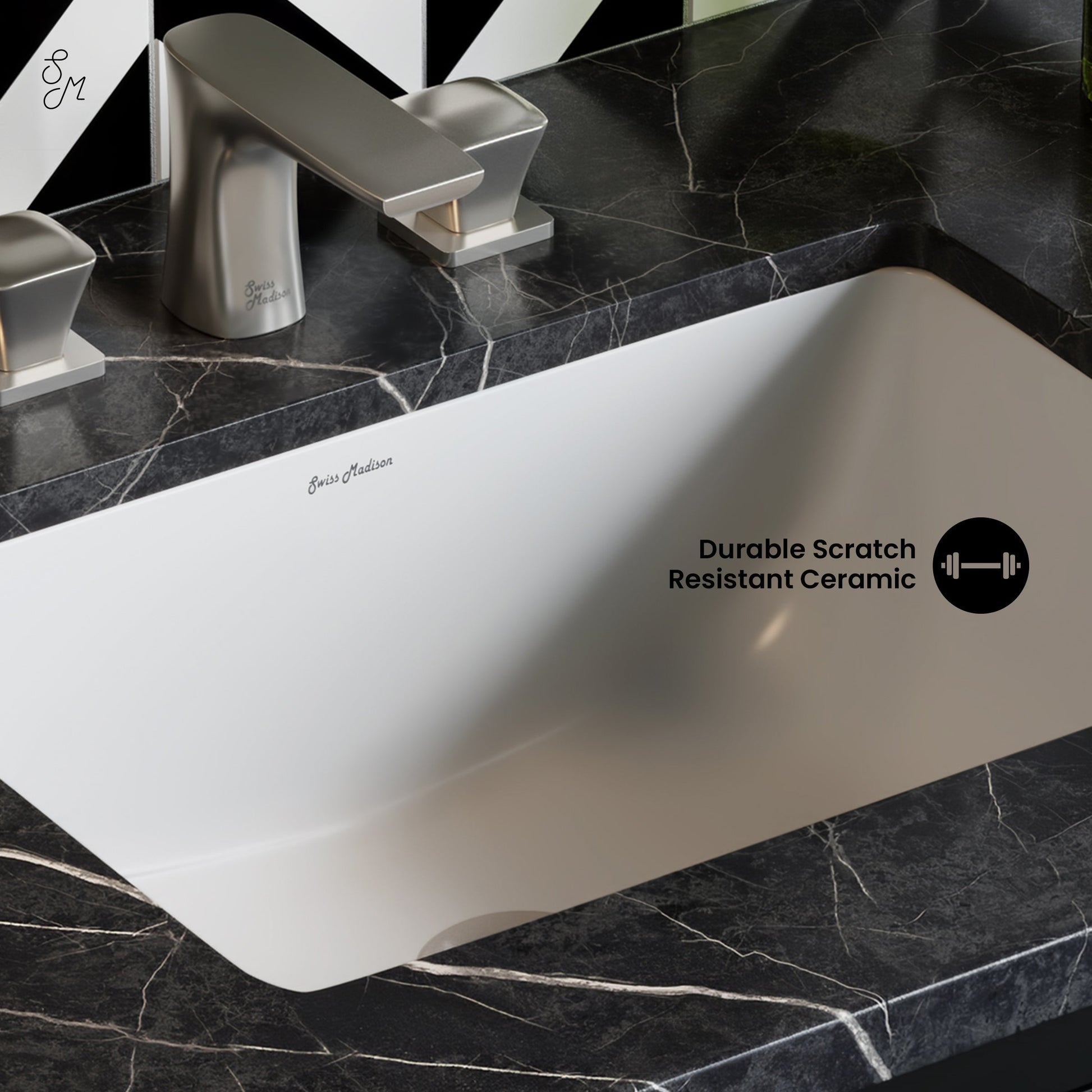 Glossy White / Rectangle