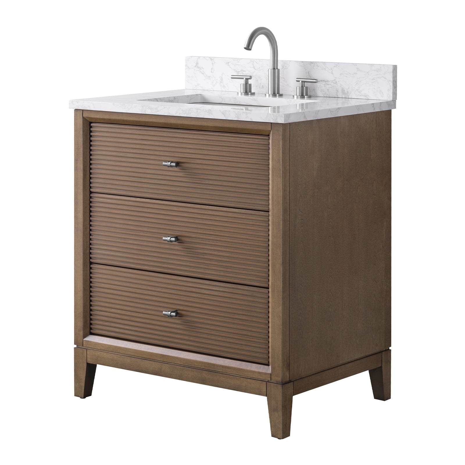 Linear Walnut / Brushed Nickel