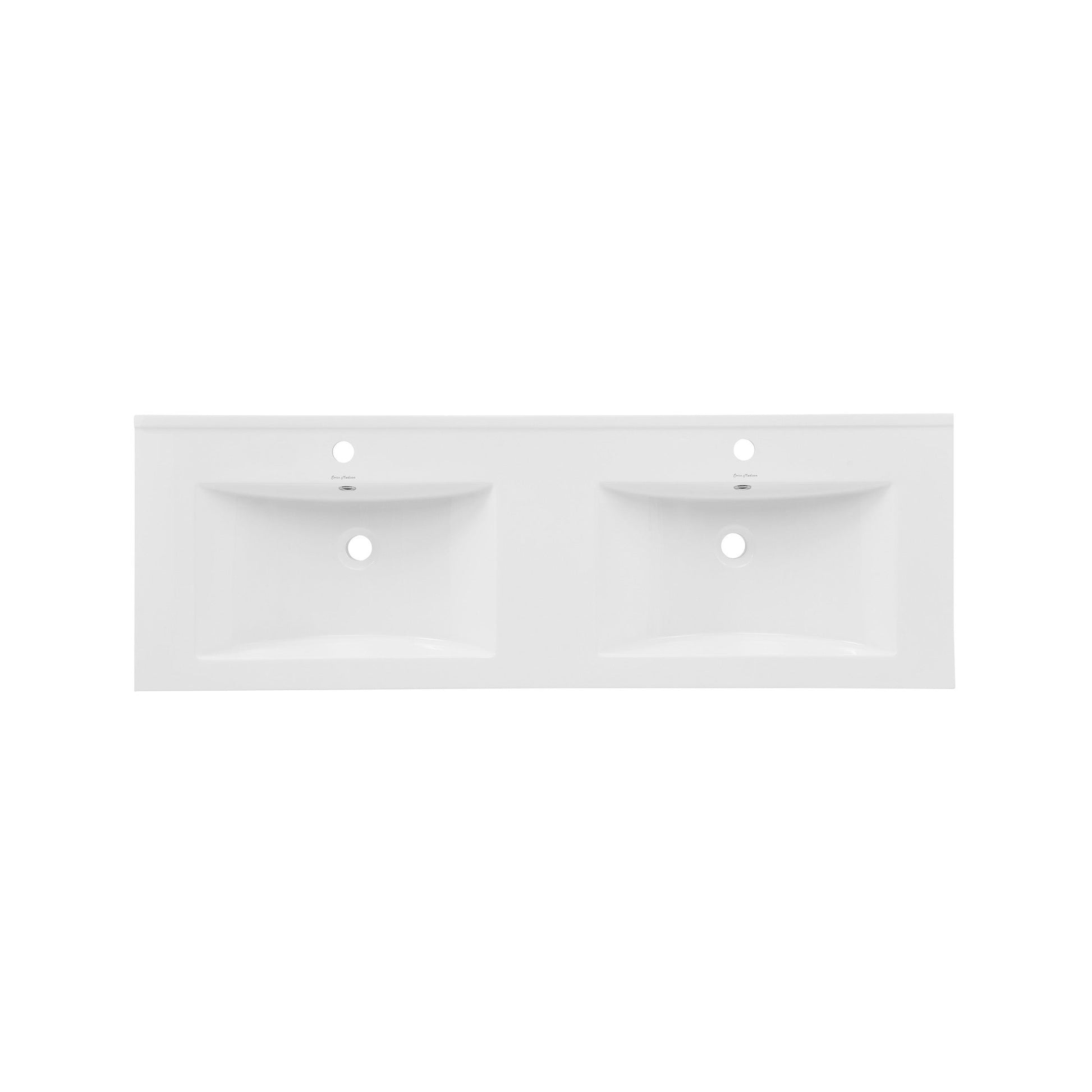 Glossy White / 1-Hole - 2 Basin