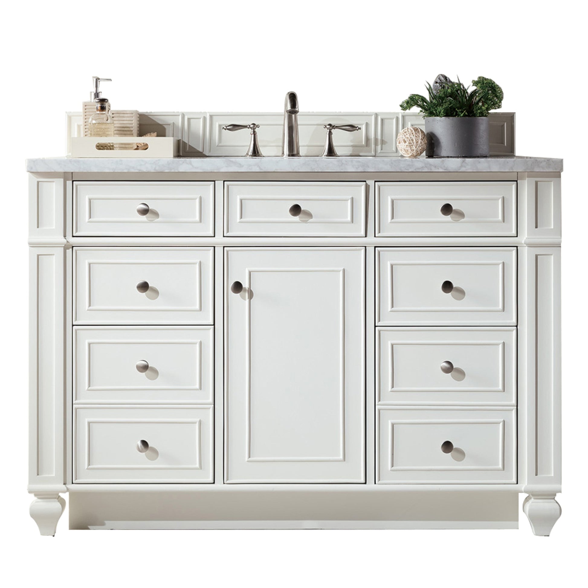 Bright White / Eternal Jasmine Pearl - 3 Faucet Holes