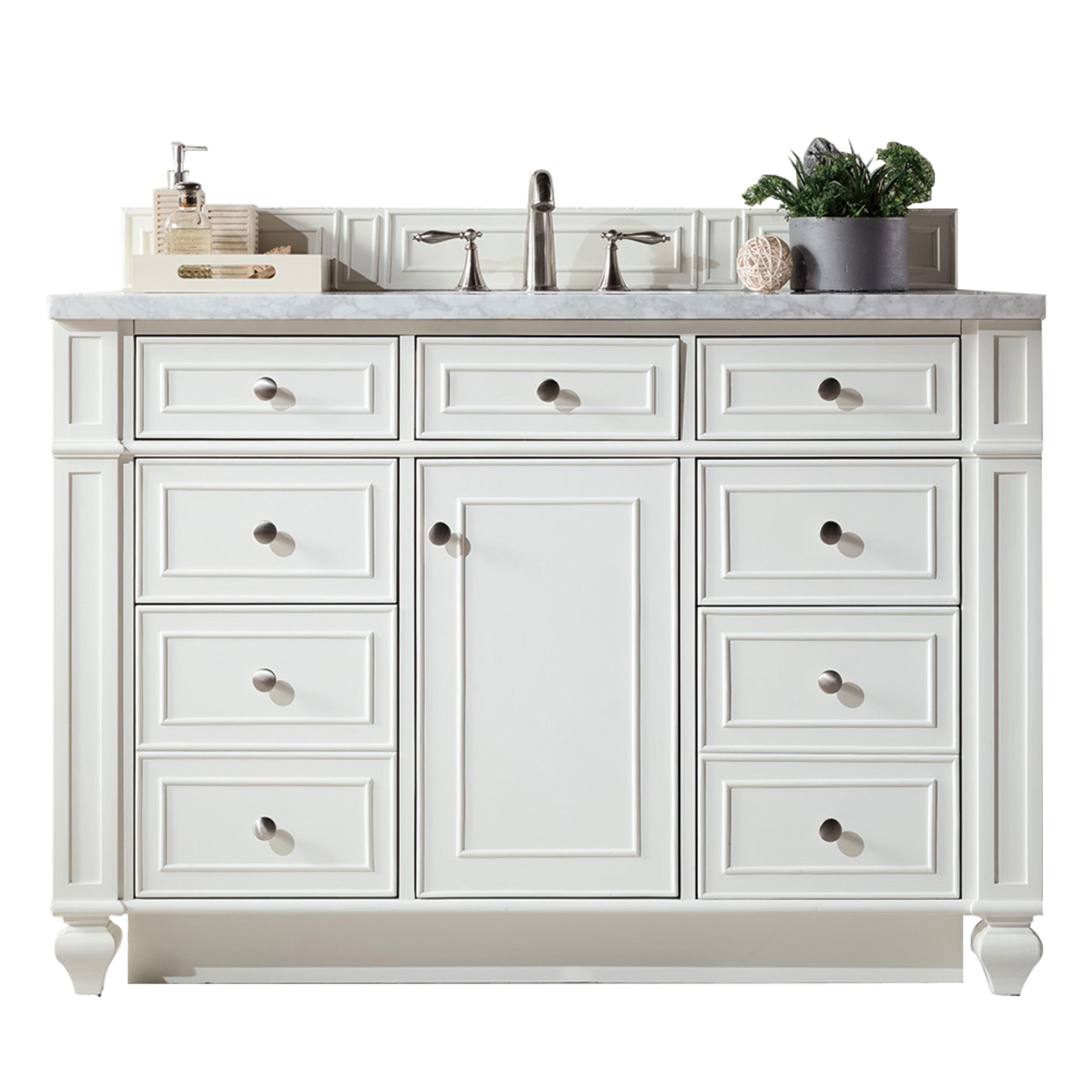 Bright White / Eternal Jasmine Pearl - 3 Faucet Holes