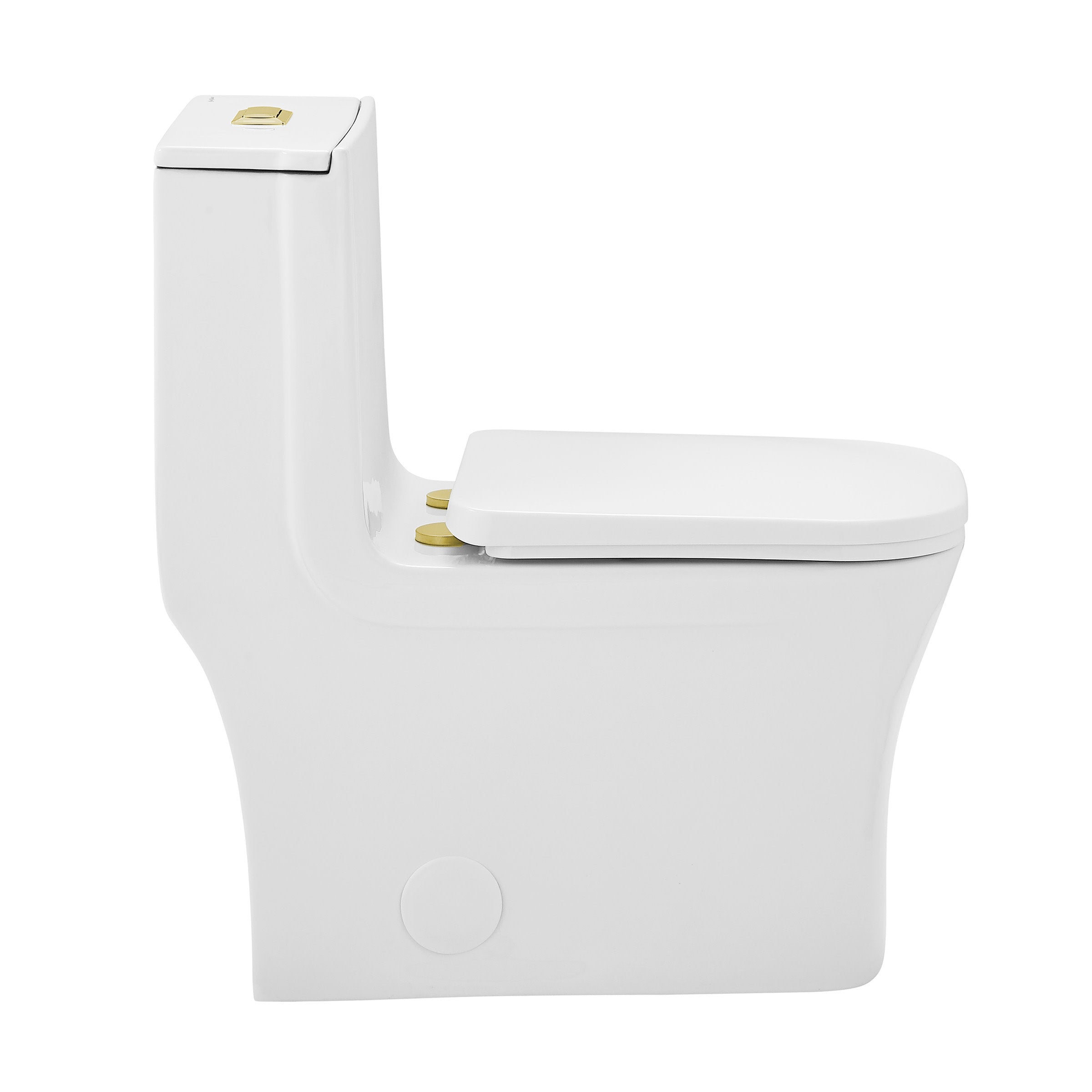 Glossy White / Dual - Top / Gold