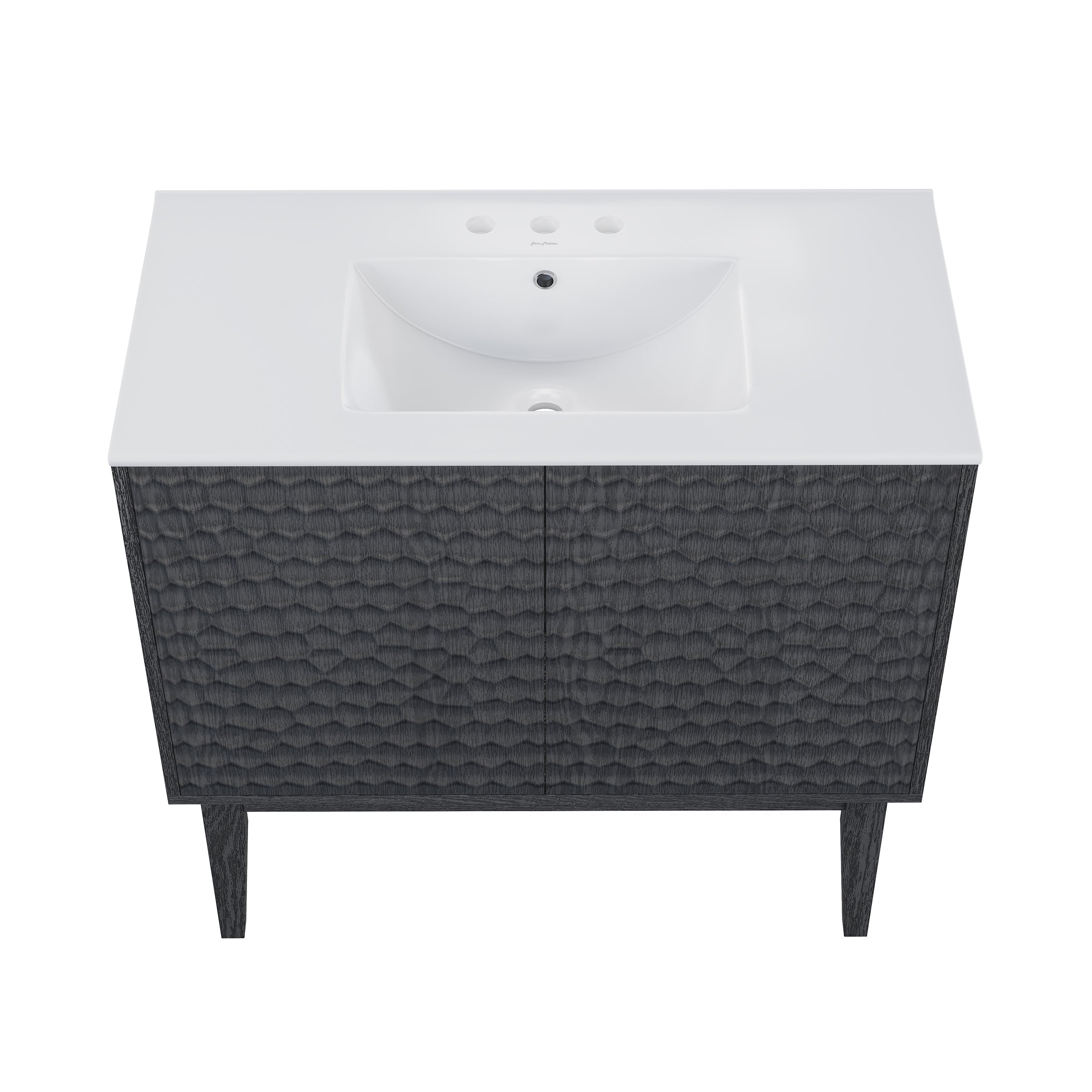 Black Oak / White / 3-Hole