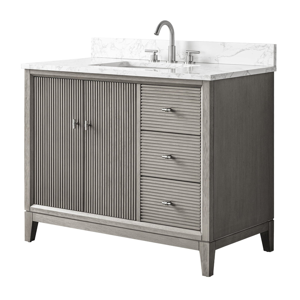 Linear Driftwood Gray / Brushed Nickel