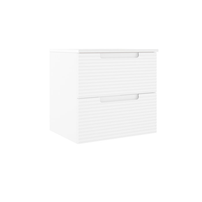 Matte White Ripple