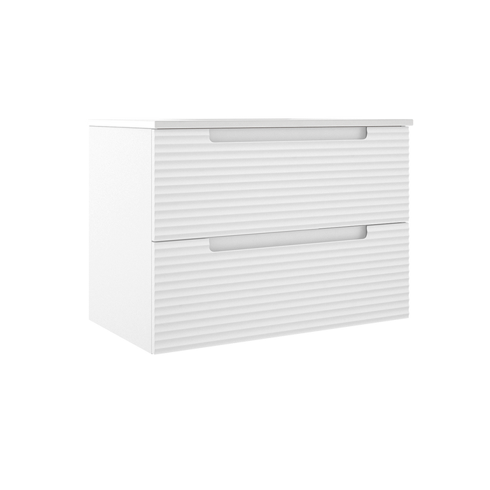 Matte White Ripple