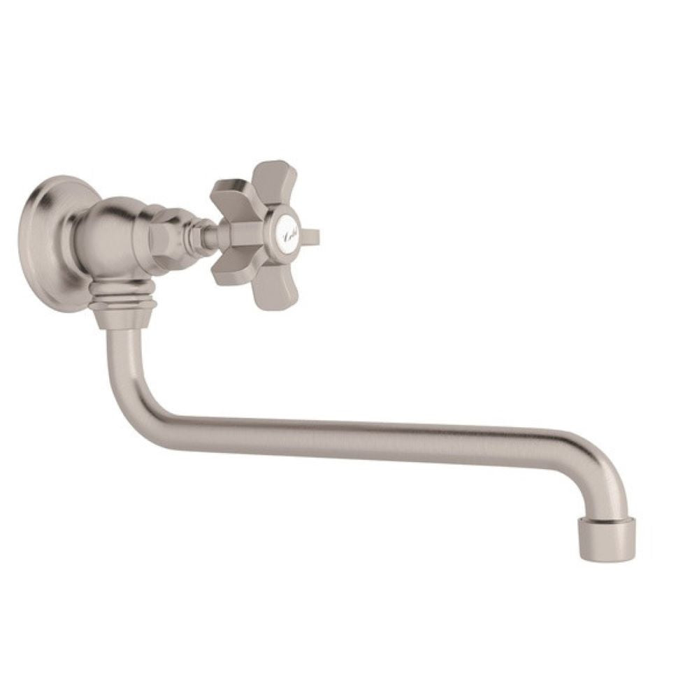 Satin Nickel / Cross Handle
