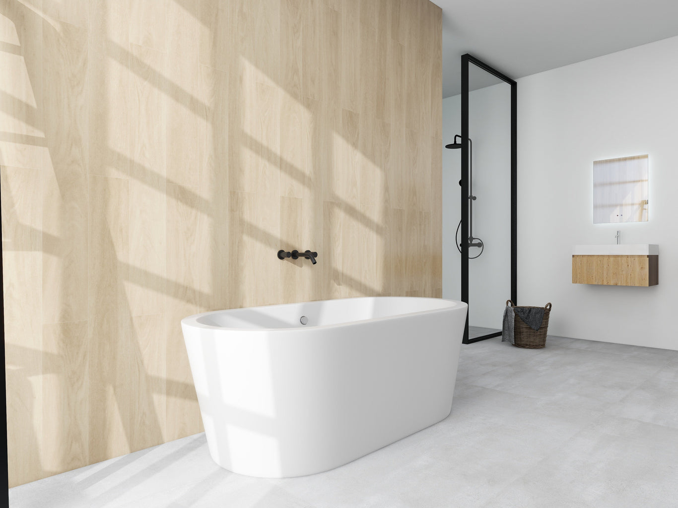 White / Polished Chrome