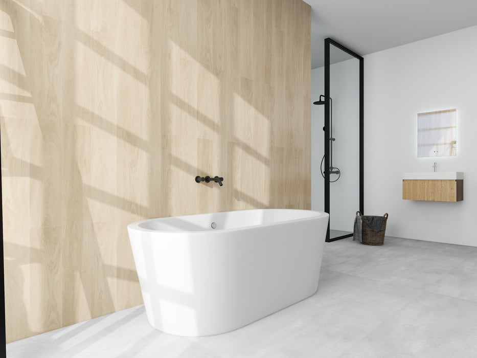 White / Polished Chrome