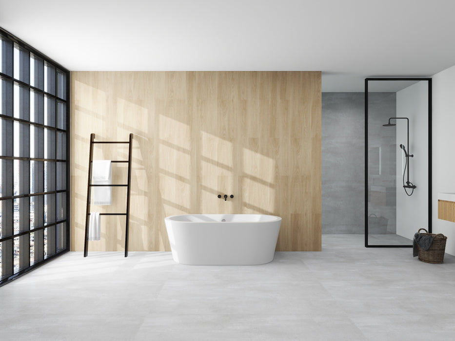 White / Polished Chrome