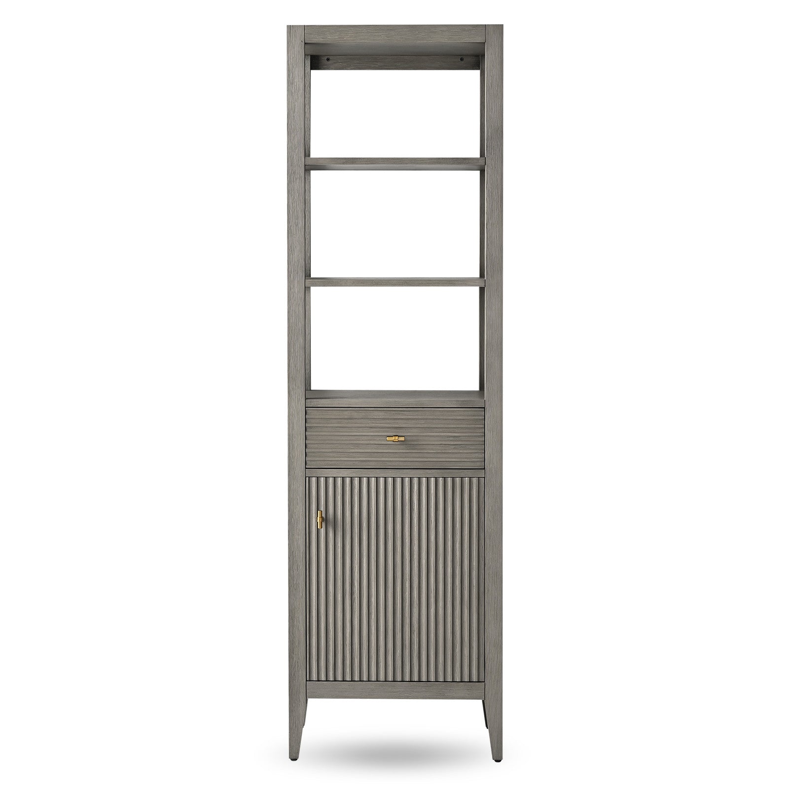 Linear Driftwood Gray / Golden Brushed