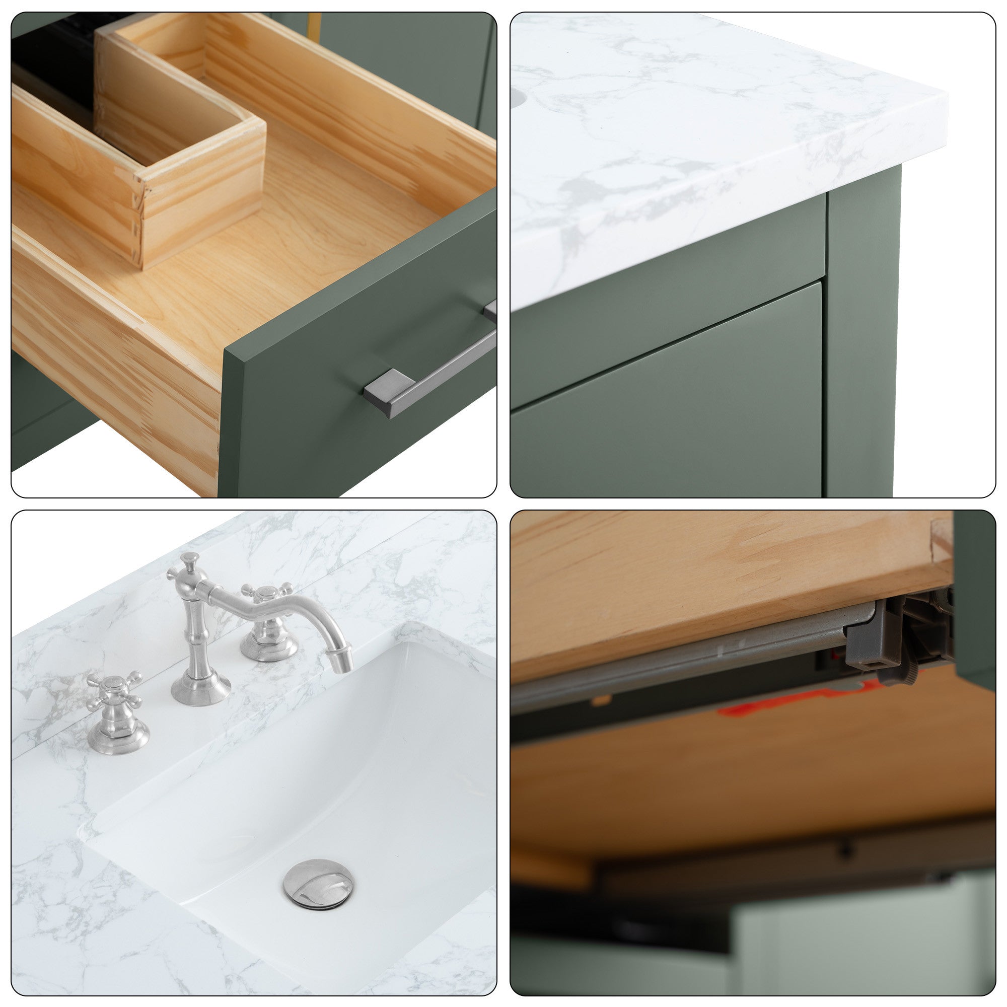 Vintage Green / Brushed Nickel