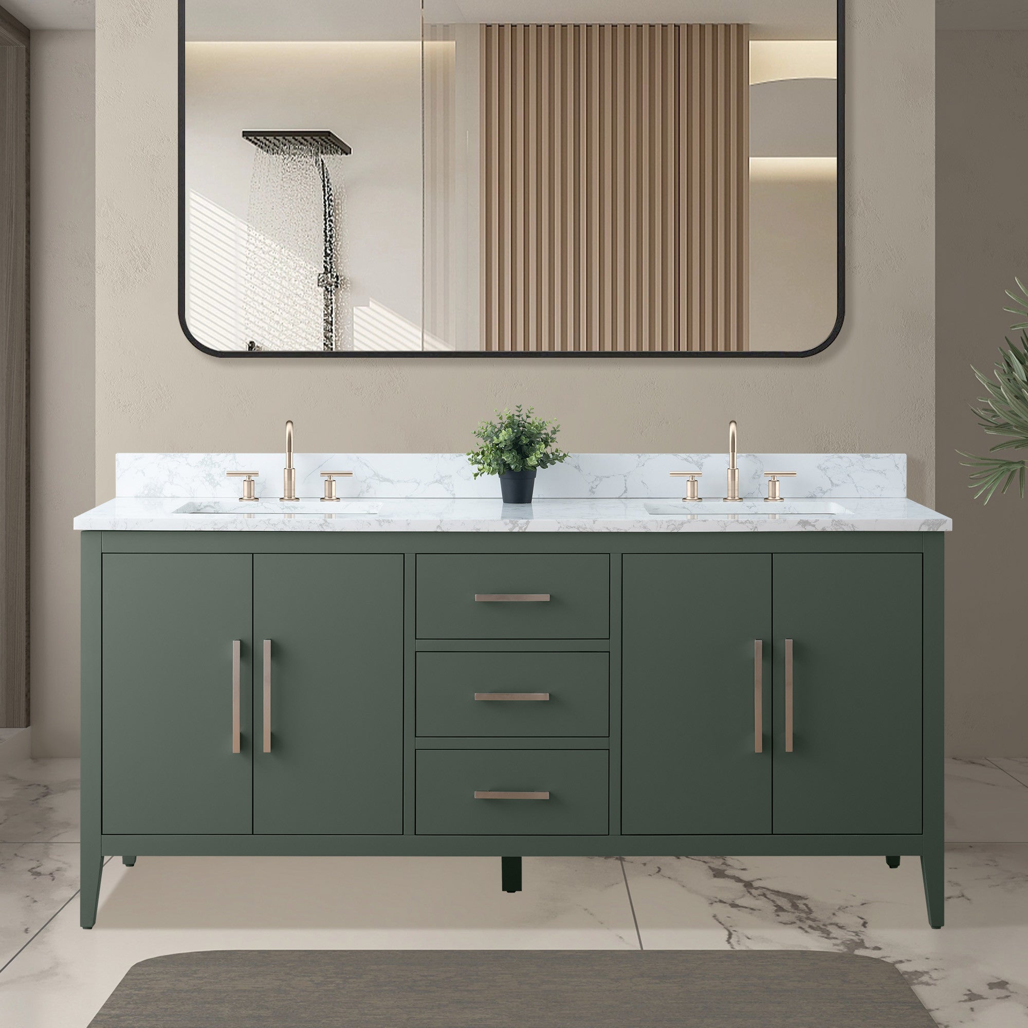 Vintage Green / Brushed Nickel