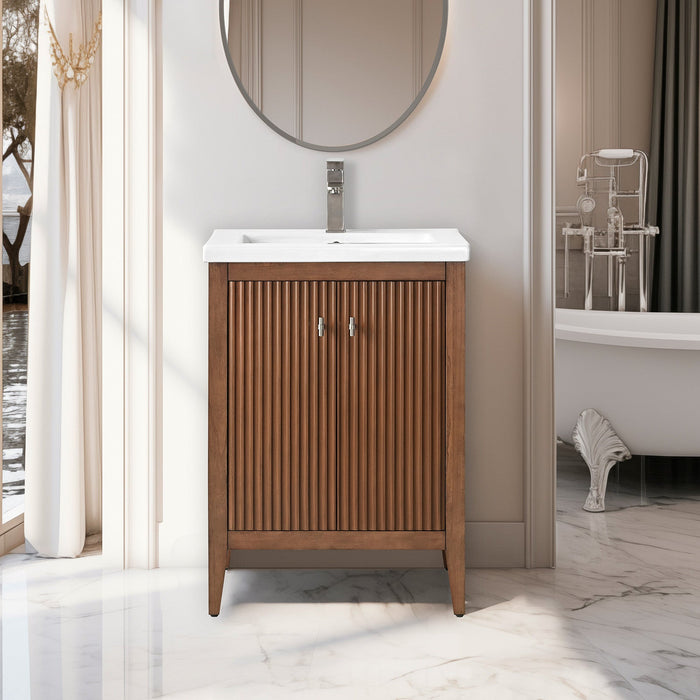 Linear Walnut / Brushed Nickel