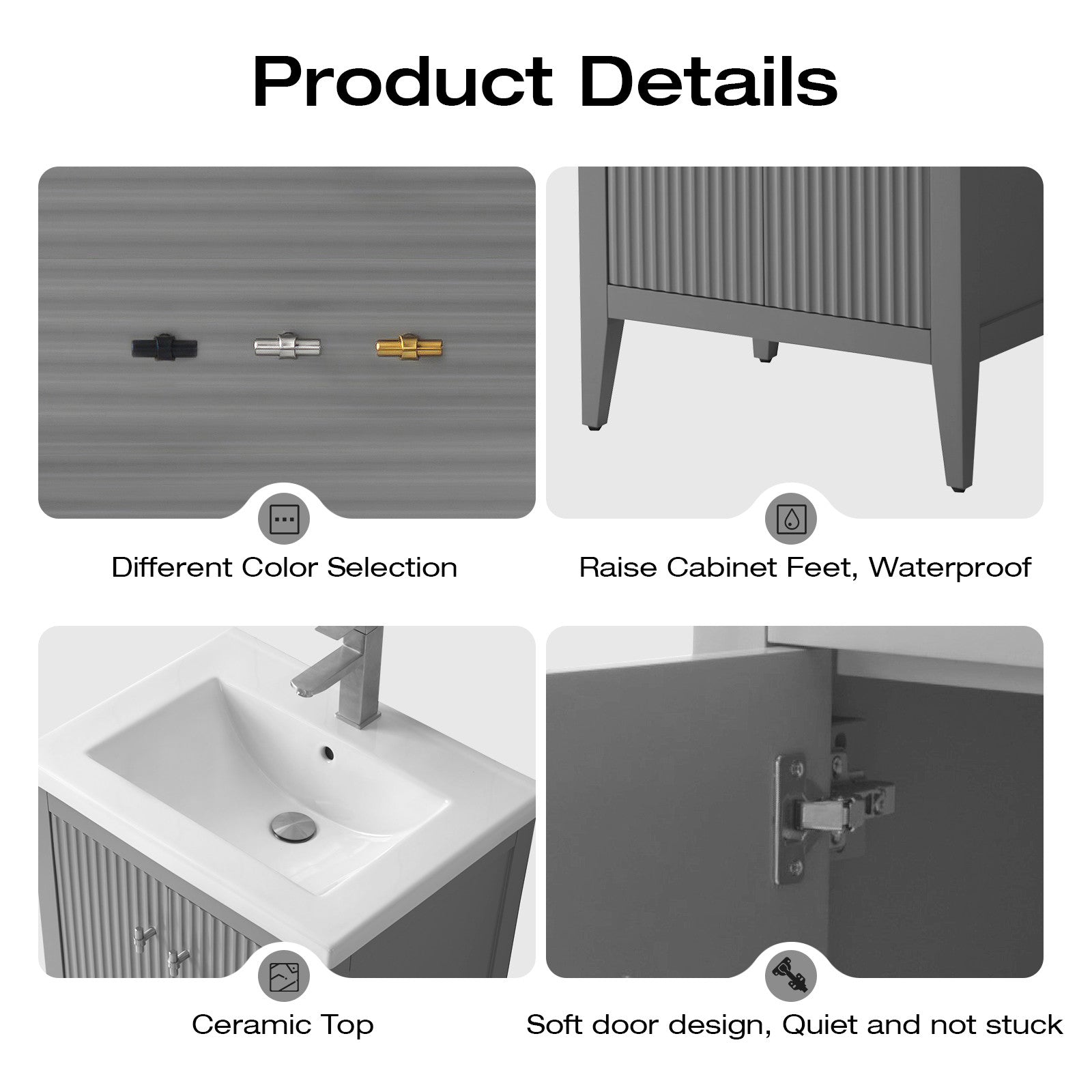 Linear Cashmere Gray / Brushed Nickel