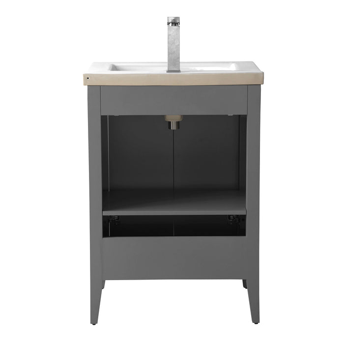 Linear Cashmere Gray / Brushed Nickel