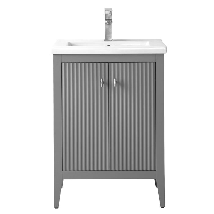 Linear Cashmere Gray / Brushed Nickel