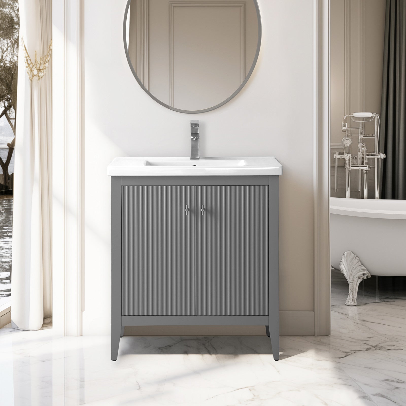 Cashmere Gray / Brushed Nickel