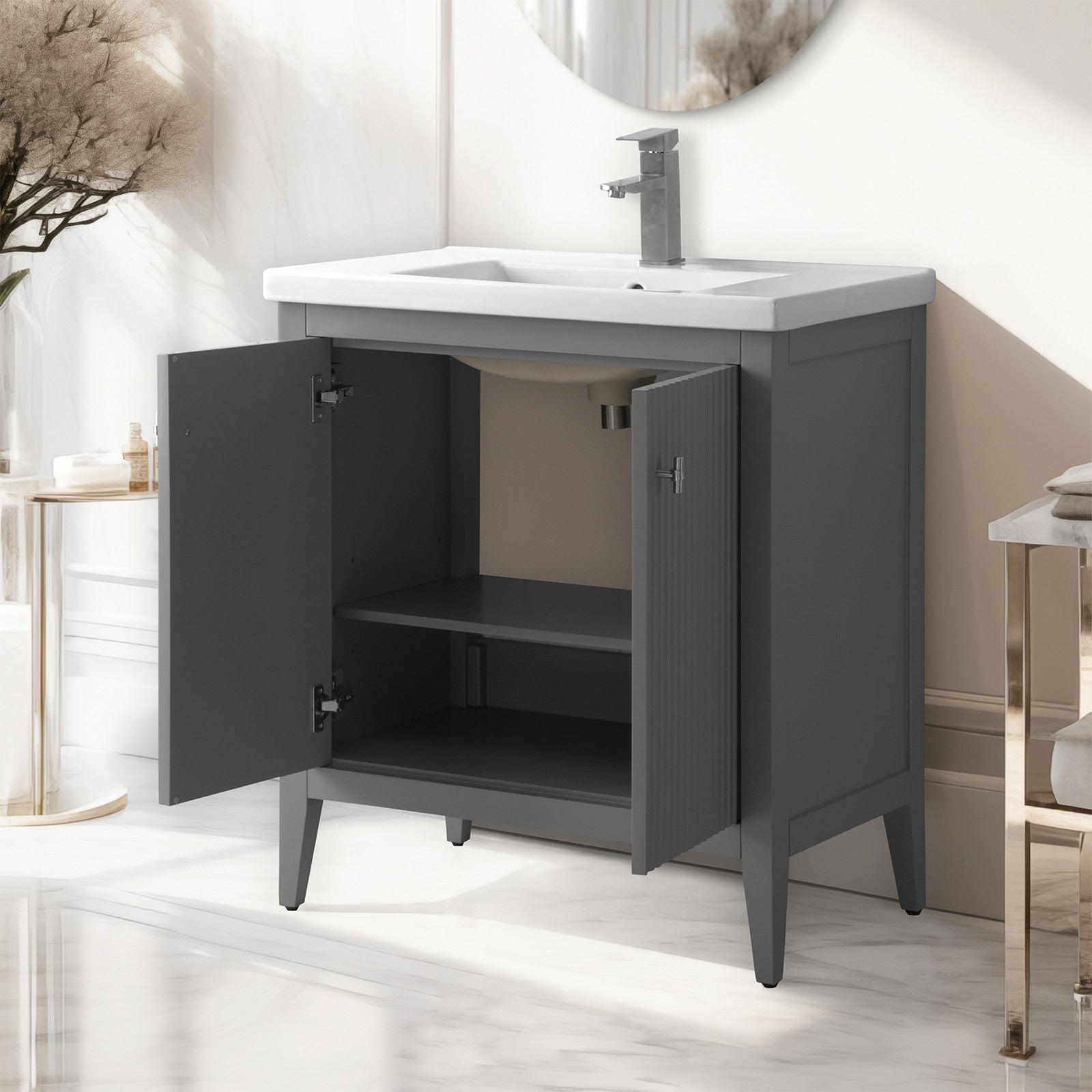 Cashmere Gray / Brushed Nickel