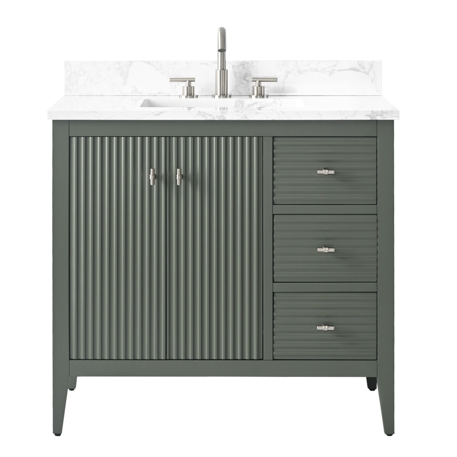 Linear Vintage Green / Brushed Nickel