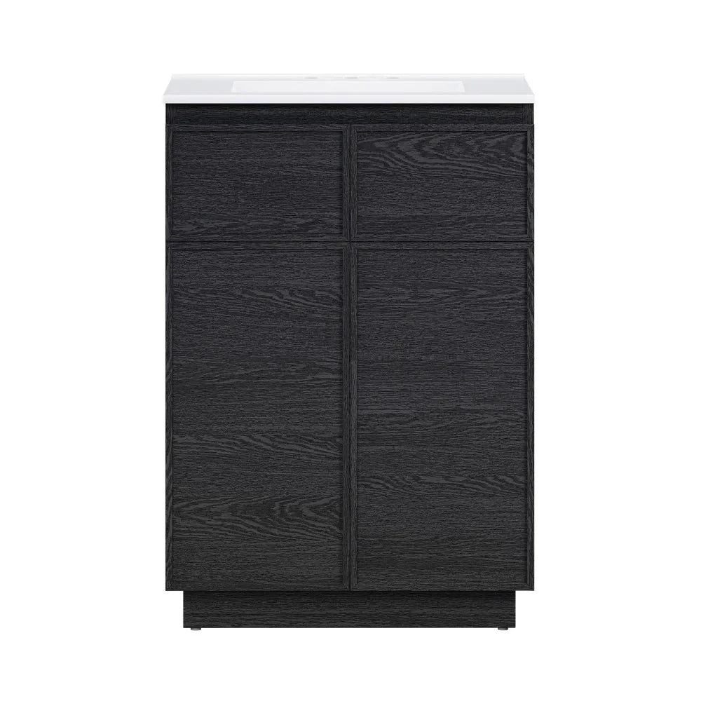 Black Oak / White / 3 Hole - Widespread