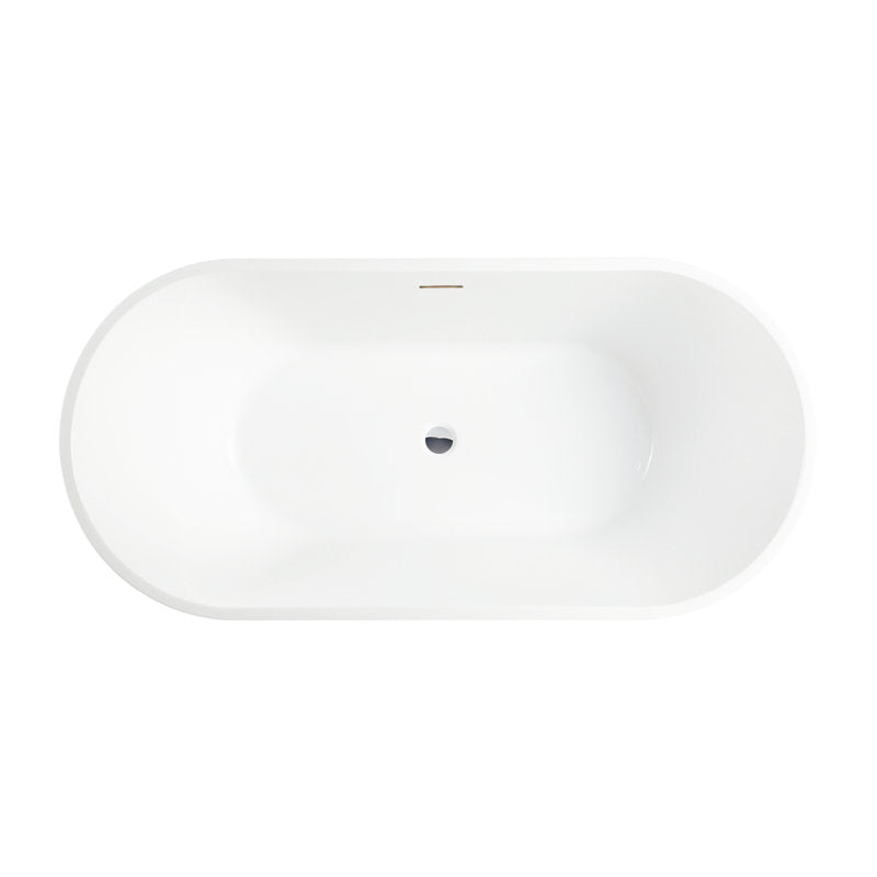 White / Integrated Overflow