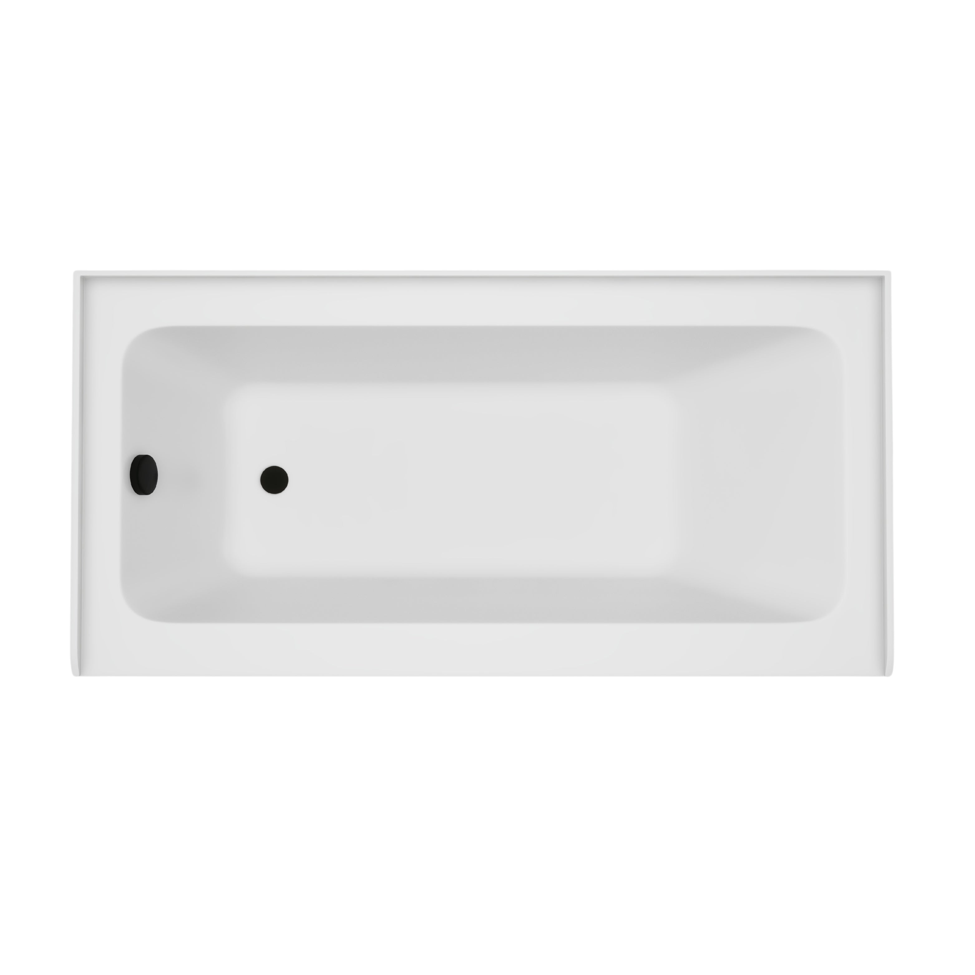 White / Matte Black / Left Drain