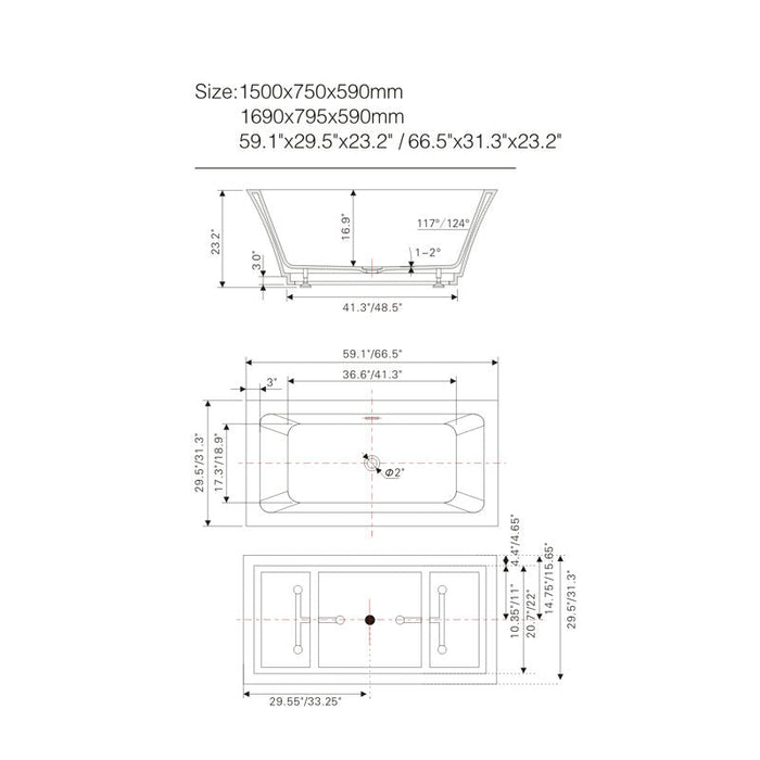 White / Polished Chrome