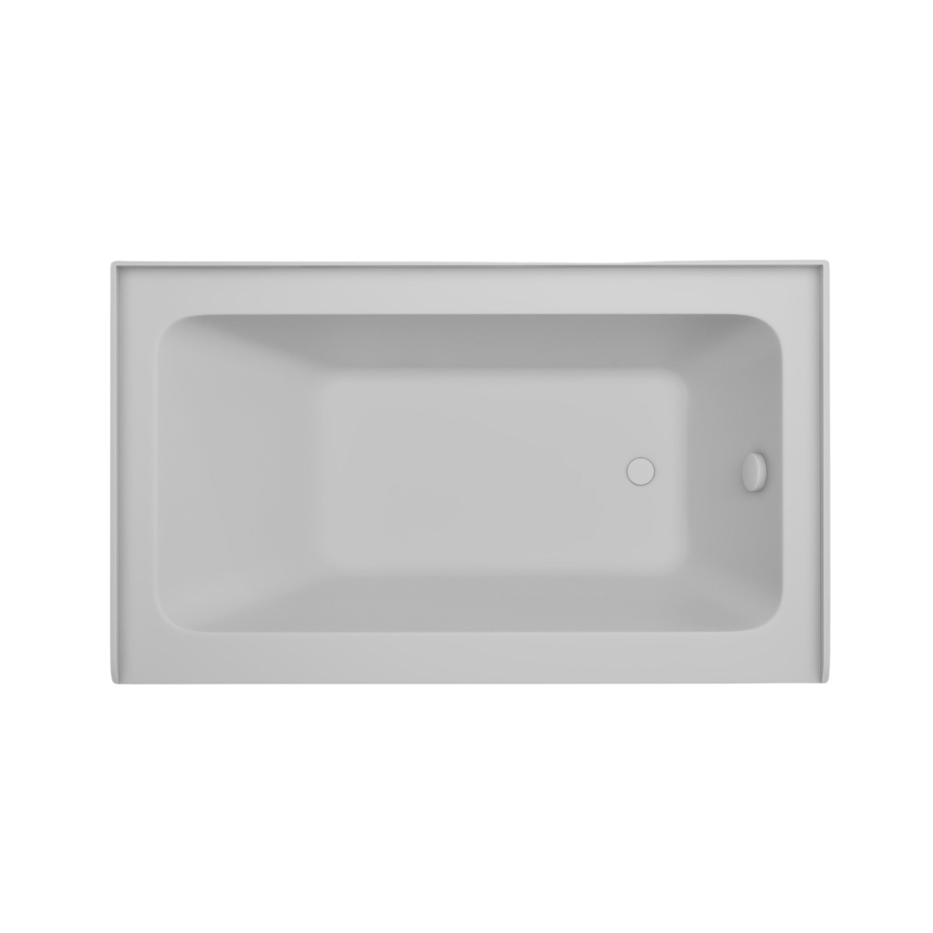 Pure White / Right Drain