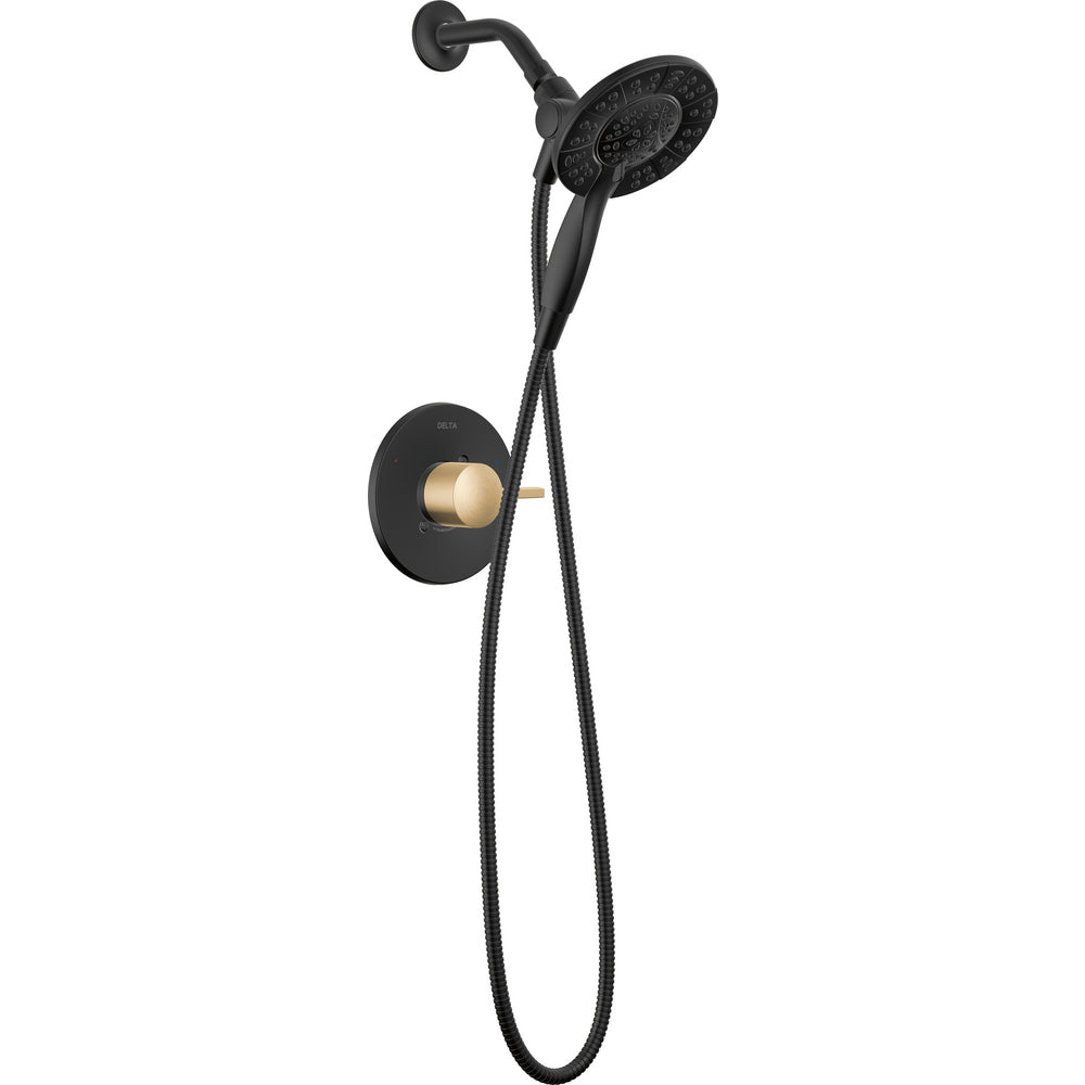 Matte Black / Champagne Bronze