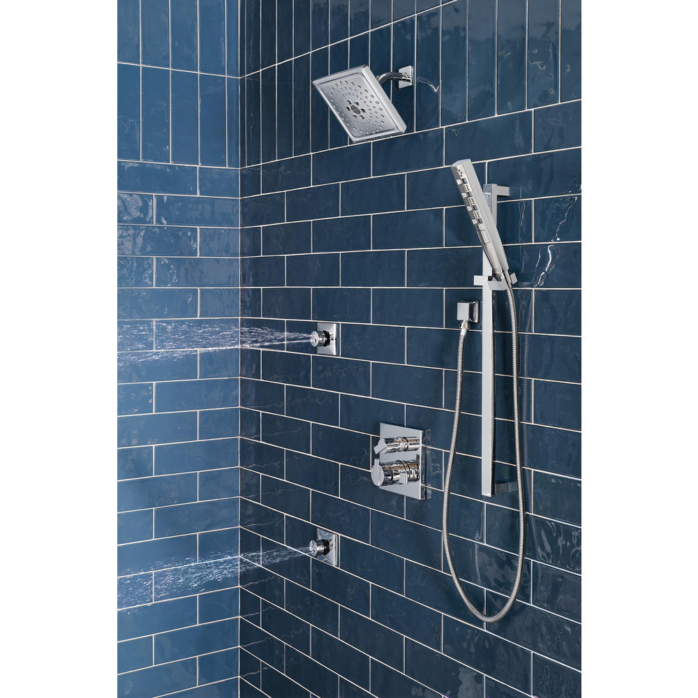 Delta Angular Modern Monitor 17 Series Valve Trim with 6 Setting Integrated Diverter