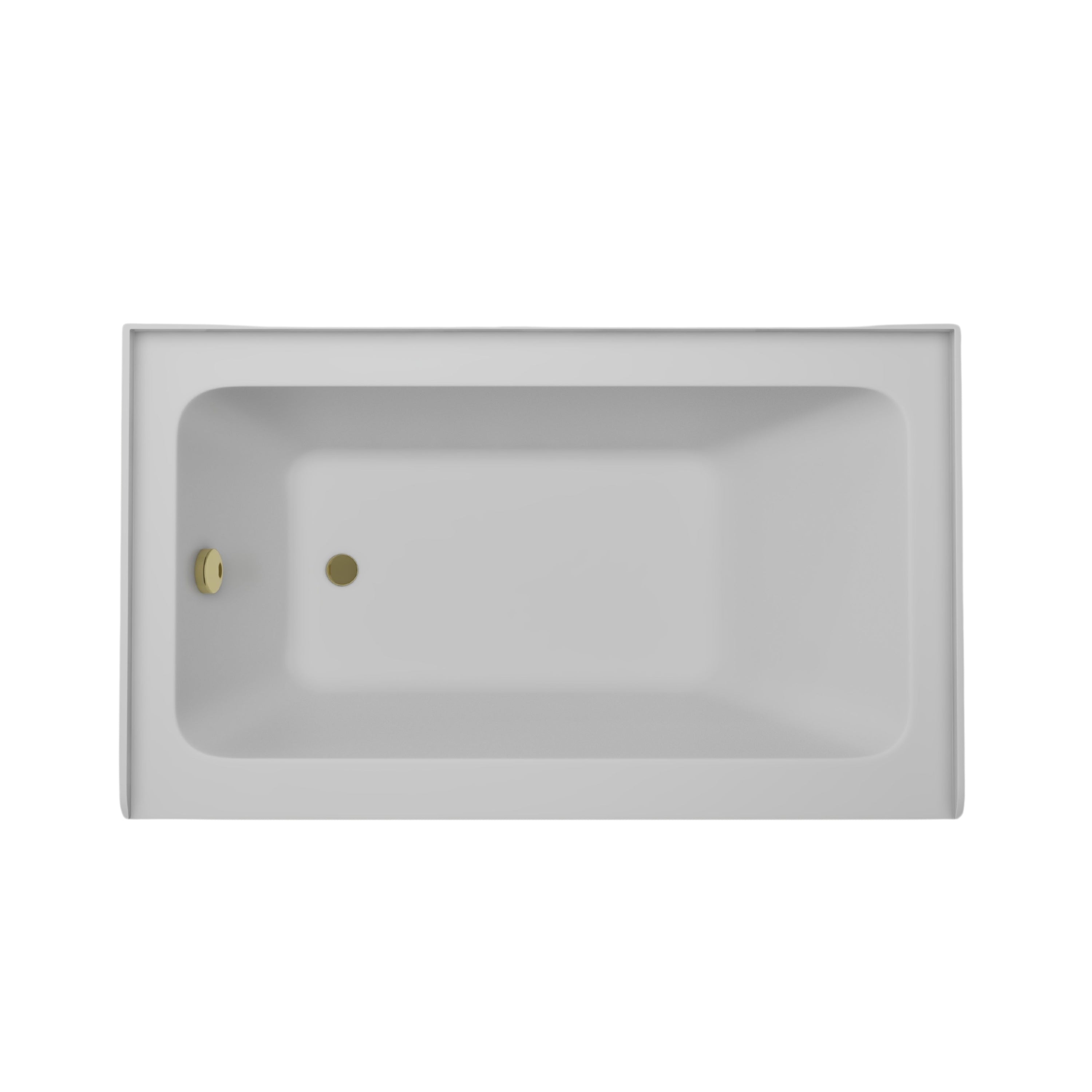 White / Titanium Gold / Left Drain
