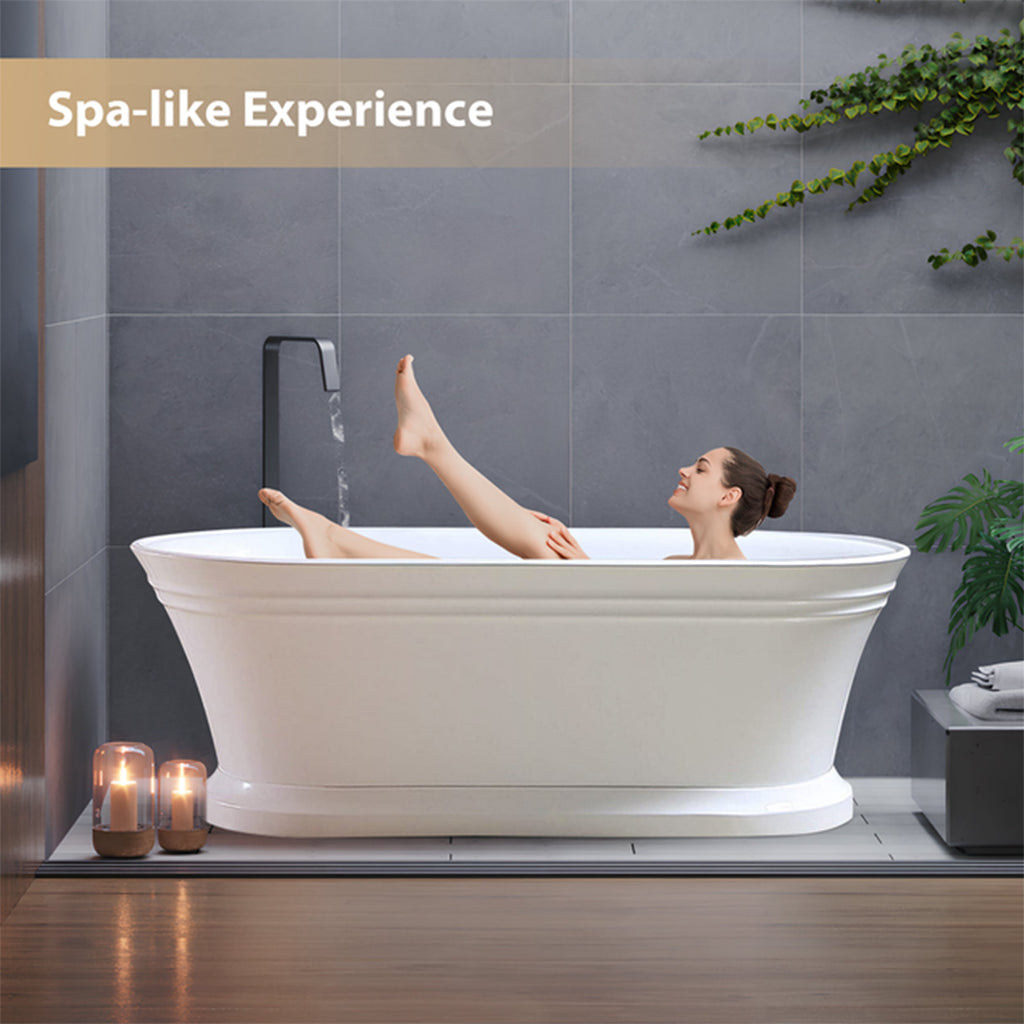 White / Polished Chrome